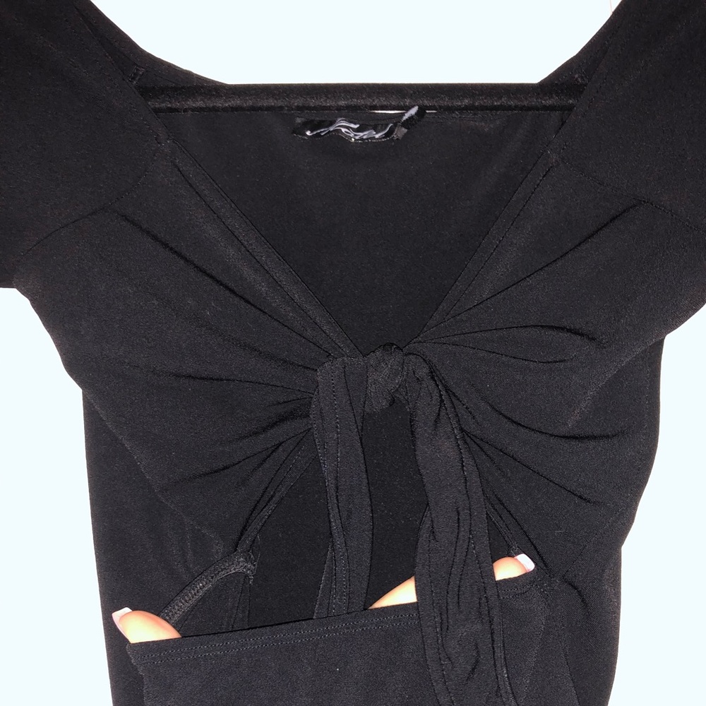 Princess Polly tied, cut out body suit